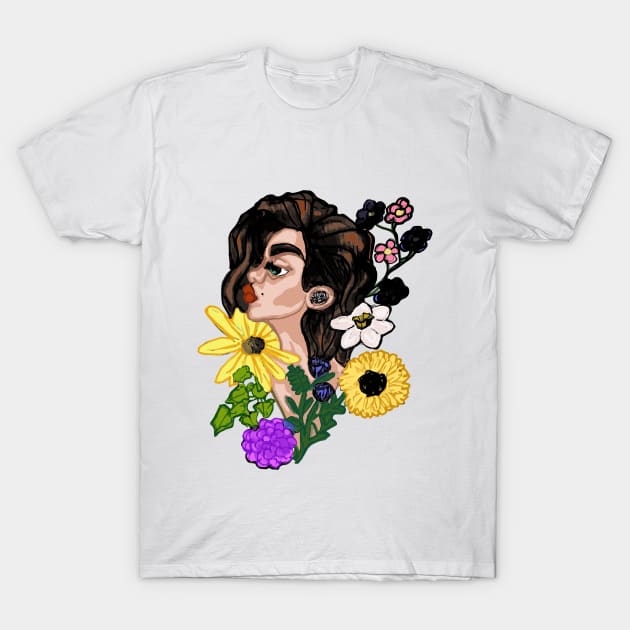 Flower Girl T-Shirt by lexcutler97